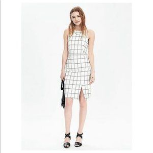 Banana Republic Windowpane Sheath Dress - NWT